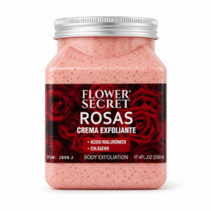 Crema Exfoliante de Rosas Flower Secret 500ml