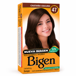 Tinte para Cejas Bigen Castaño Oscuro N°47