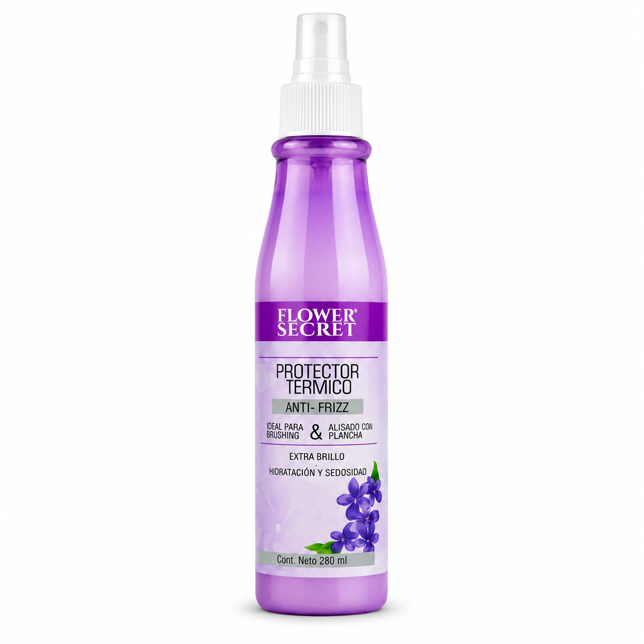 Protector térmico anti-frizz Flower Secret 280ml para brushing y plancha